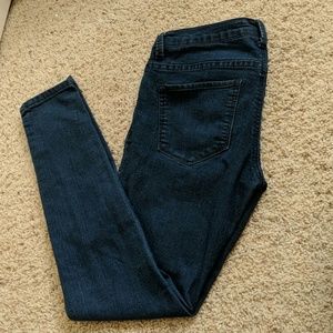 Forever 21 Basic Blue Skinny Denims Jeans